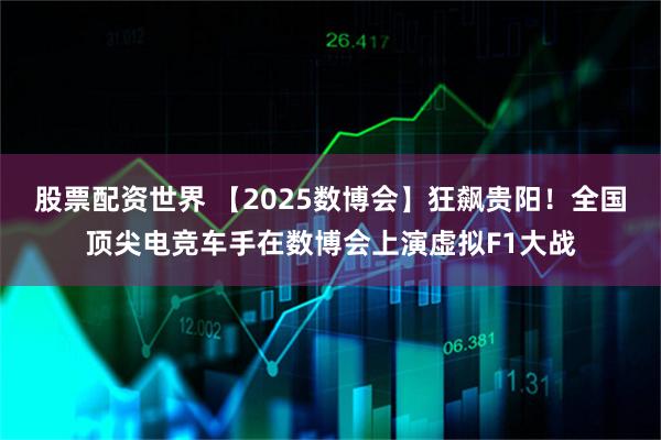 股票配资世界 【2025数博会】狂飙贵阳！全国顶尖电竞车手在数博会上演虚拟F1大战
