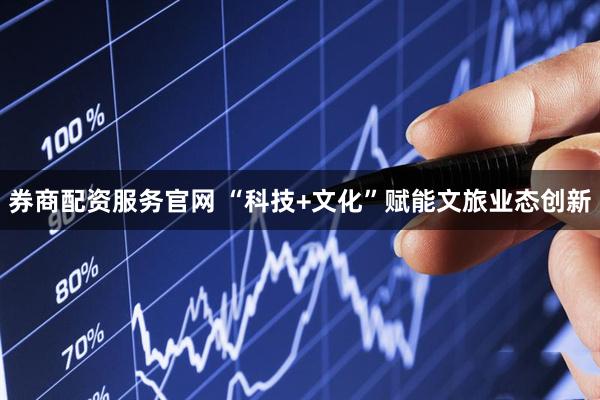 券商配资服务官网 “科技+文化”赋能文旅业态创新