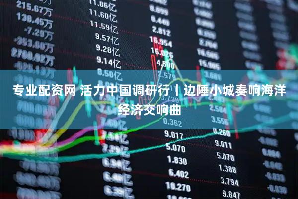 专业配资网 活力中国调研行丨边陲小城奏响海洋经济交响曲